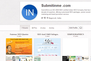 Customized Pinterest Profile
